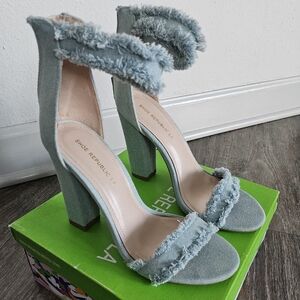 Denim Heels